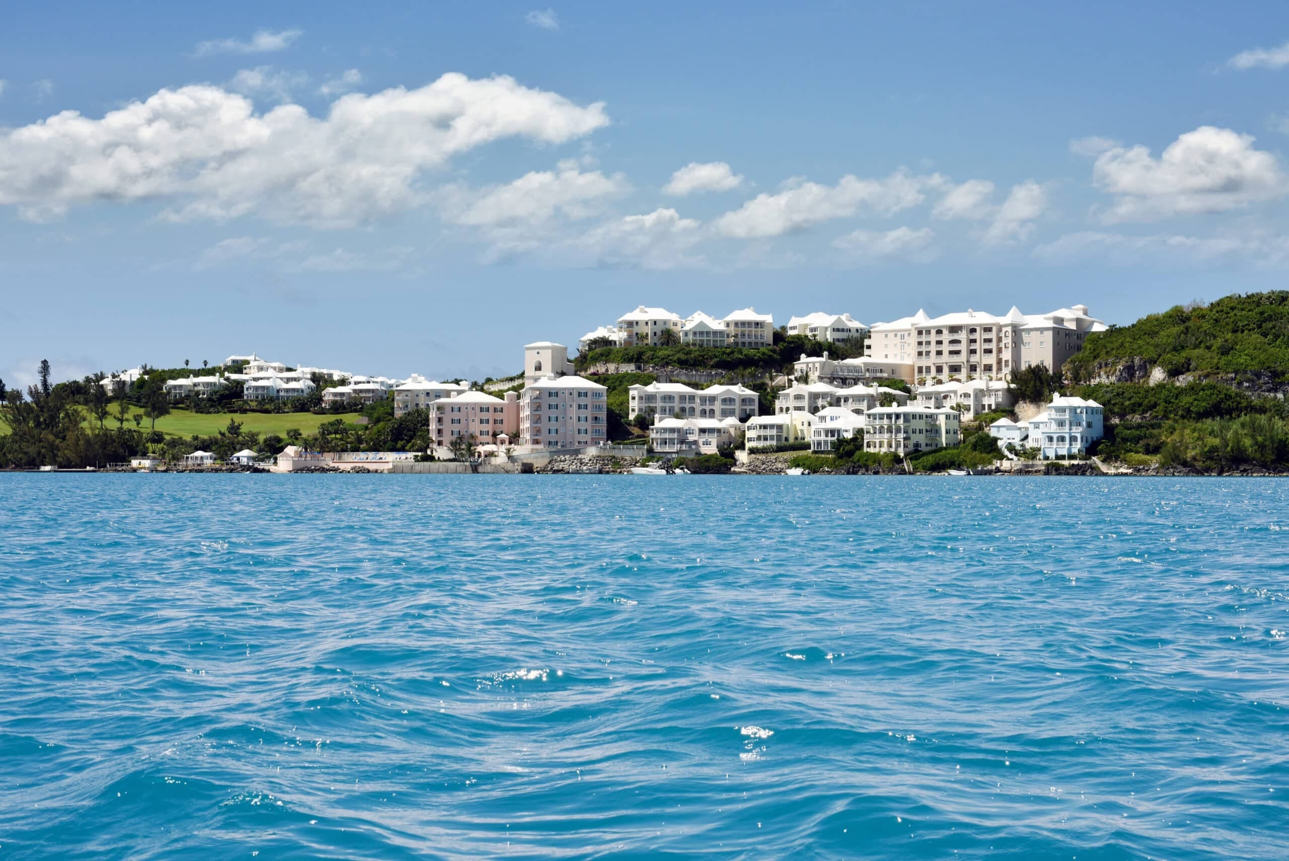 Tucker's Point estate seen from Castle Harbour