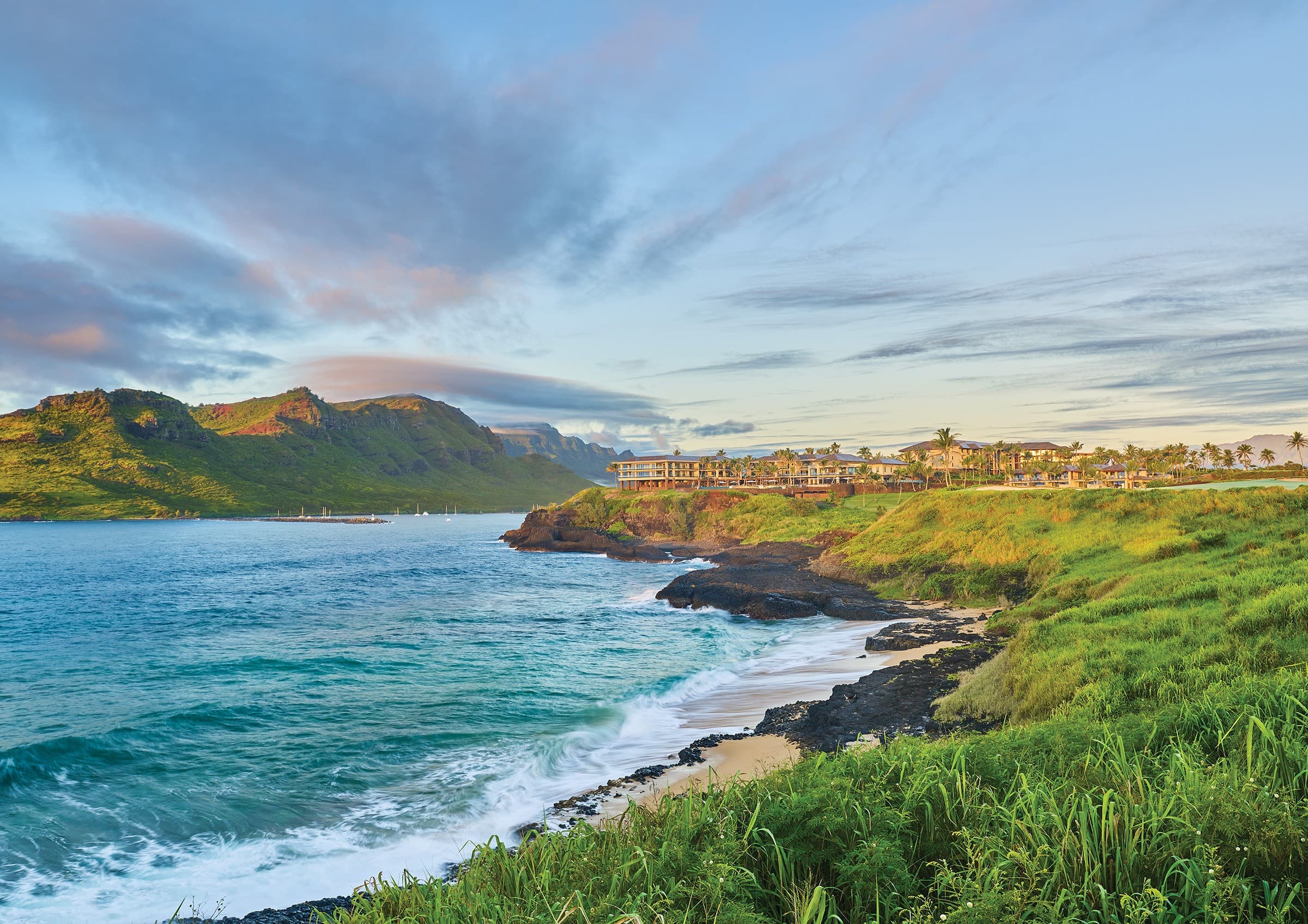 Timbers Kauai above the bay at Hokuala